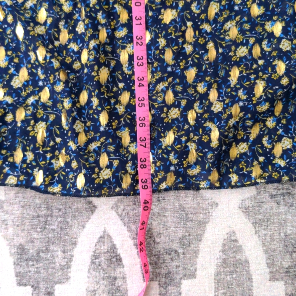 Sheer Patterned Maxi Dress - Picture 4 of 9